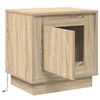vidaXL Nachttisch 2 pcs Sonoma-Eiche 44 x 34,5 x 45 cm Holzwerkstoff