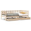 vidaXL Tagesbett mit Schubladen 90x190 cm Massivholz Kiefer