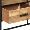 vidaXL TV-Schrank 110x30x45 cm Raues Mangoholz