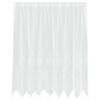 vidaXL Spitzenvorhang Wei&szlig; 180 x 200 cm Polyester