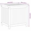 vidaXL Gartenbox 60x50x58 cm Massivholz Teak