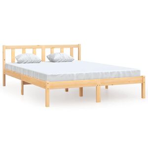 vidaXL Massivholzbett Kiefernholz 160x200 cm