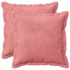 vidaXL Kissen mit Kissen HOUTEN 2 Stk. Rosa Samt