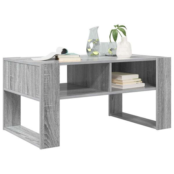 vidaXL Couchtisch Graues Sonoma 92 x 53 x 45 cm Holzwerkstoff