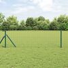 vidaXL Eurozaun Gr&uuml;n 0,4 x 10 m PVC-beschichtetes Eisen
