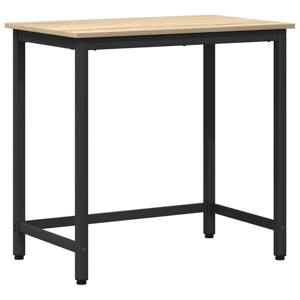 vidaXL Tisch Sonoma-Eiche 100 x 50 x 76,5 cm Ingenieure Holz und Stahl