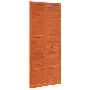 vidaXL Scheunent&uuml;r 100 x 2,5 x 208 cm Massives Kiefernholz Wachsbraun