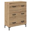vidaXL Highboard Artisan-Eiche 69,5 x 34 x 180 cm Holzwerkstoff