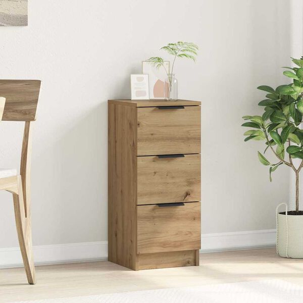vidaXL Sideboard Artisan-Eiche 30x30x70 cm Holzwerkstoff