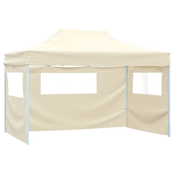 vidaXL Party-Zelt Creme 280 x 410 x 315 cm Oxford-Stoff