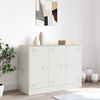 vidaXL Sideboard Weiß 99x39x73 cm Stahl