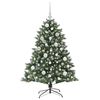 vidaXL K&uuml;nstlicher Weihnachtsbaum mit 150 LEDs mit St&auml;nder Gr&uuml;n 120 cm