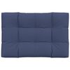 vidaXL Palettenkissen Marineblau 120x80x12 cm Stoff