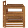 vidaXL Outdoor-Sofagarnitur Natur 71 x 63 x 73 cm Massivholz Akazie
