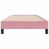 vidaXL Boxspringbett ohne Matratze Rosa 100x210 cm Samt