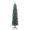 vidaXL K&uuml;nstlicher Weihnachtsbaum mit 300 LEDs mit St&auml;nder Gr&uuml;n 210 cm