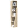vidaXL Eckschrank Sonoma-Eiche 27,5x27x140cm Holzwerkstoff