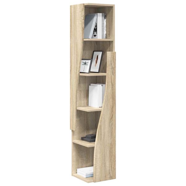 vidaXL Eckschrank Sonoma-Eiche 27,5x27x140cm Holzwerkstoff