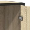 vidaXL Sideboard Sonoma-Eiche 62x35x76 cm Holzwerkstoff