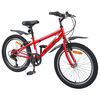 vidaXL Kinderfahrrad 20 Zoll 6-Speed f&uuml;r 6-11 Jahre alt Rot