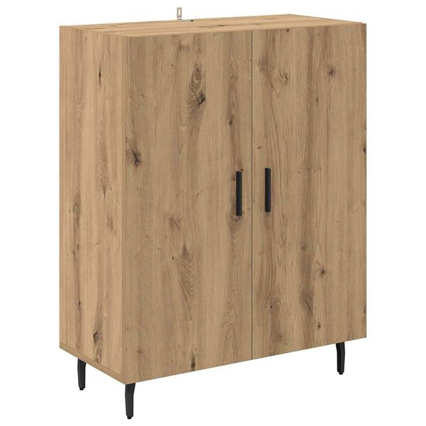 vidaXL Sideboard Artisan-Eiche 69,5 x 34 x 90 cm Holzwerkstoff