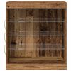 vidaXL LED-Sideboard Altholz 60,5 x 37 x 67 cm Holzwerkstoff
