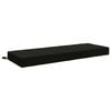 vidaXL Sitzkissen SOEST 100 % Polyester Schwarz 120 x 40 x 10 cm