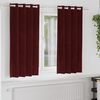 vidaXL Verdunkelungsvorh&auml;nge 2 pcs Weinrot 140 x 175 cm Samt