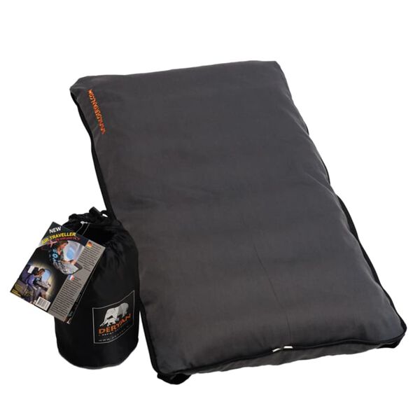 DERYAN Baby-Reisebett Air Traveller 80&times;40&times;6 cm Schwarz