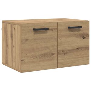 vidaXL Wandschrank Artisan-Eiche 60 x 36,5 x 35 cm Holzwerkstoff
