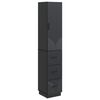 vidaXL Schrankset 2 stk. 33 x 34,5 x 87 cm Holzwerkstoff Schwarz