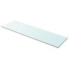 vidaXL Regalboden Glas Transparent 100x30 cm