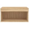 vidaXL TV-Schrank mit LED-Leuchten Sonoma-Eiche 60x30x30 cm