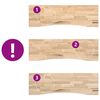 vidaXL Schreibtischplatte Unbehandelt 160x50x2,5 cm Massivholz Eiche