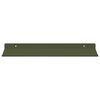 vidaXL Schwebendes Regal 4 pcs Olive Gr&uuml;n 40 x 18 x 2,5 cm Stahl