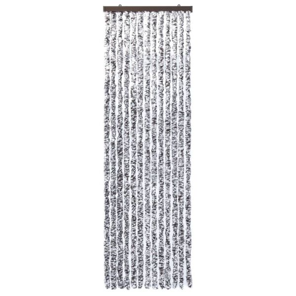 vidaXL Insektenschutz-Vorhang Braun und Beige 56x185 cm Chenille