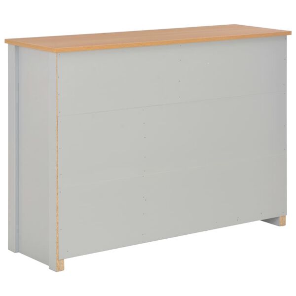 vidaXL Sideboard Grau 112x35x81 cm