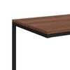 vidaXL Beistelltisch mit Rollen Schwarz 55x35x70 cm Holzwerkstoff