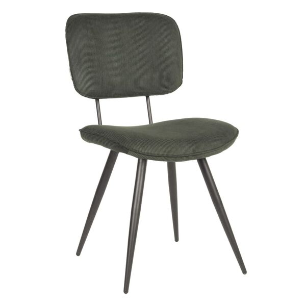 LABEL51 Esszimmerst&uuml;hle 2 Stk. Vic 49x60x87 cm Armeegr&uuml;n