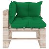 vidaXL 6-tlg. Garten-Lounge-Set aus Paletten mit Kissen Kiefernholz
