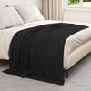 vidaXL Wohndecken 24 pcs Schwarz 200 x 150 cm Fleece