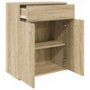 vidaXL Sideboard Sonoma-Eiche 60x30x75 cm Holzwerkstoff