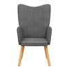 vidaXL Relaxsessel Dunkelgrau Stoff