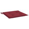 vidaXL Gartenstuhl-Kissen 2 Stk. Weinrot 40x40x3 cm Oxford-Gewebe