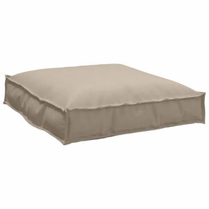 vidaXL Kissen Taupe 70 x 70 x 12 cm Oxford-Stoff