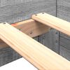 vidaXL Bettgestell Grau Sonoma 75x190 cm Holzwerkstoff