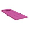 vidaXL Hochlehner-Auflagen 2 Stk. Rosa Oxford-Gewebe