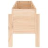 vidaXL Hochbeet 101x30x38 cm Massivholz Kiefer