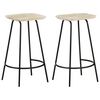 vidaXL Barhocker 2 Stk. Mango Massivholz