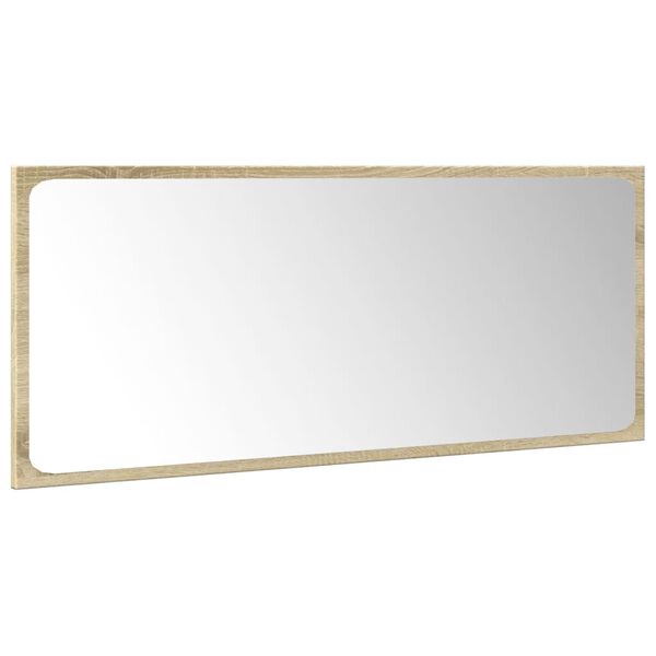 vidaXL 3-tlg. Badm&ouml;bel-Set Sonoma-Eiche Holzwerkstoff